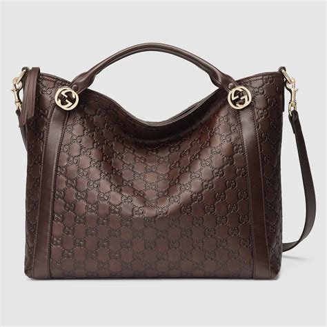 gucci brown purse with brown trim|gucci purse brown leather.